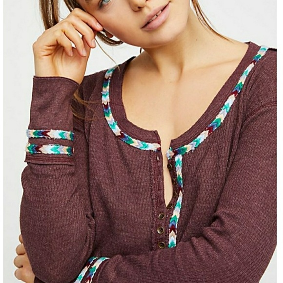 Free People Tops - NEW Free People Rainbow Thermal